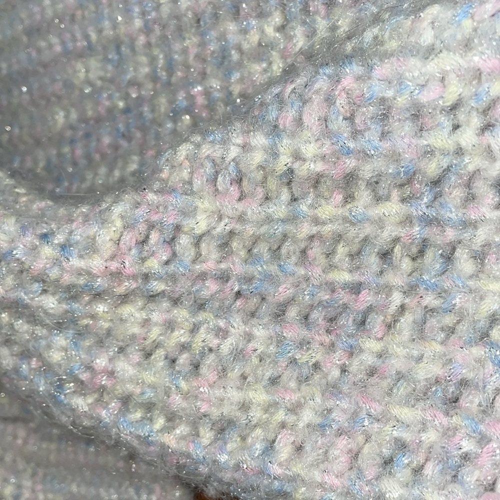 Aritzia Wilfred Posey Chunky Knit Classic button-up cardigan COTTON CANDY XS - Picture 9 of 13